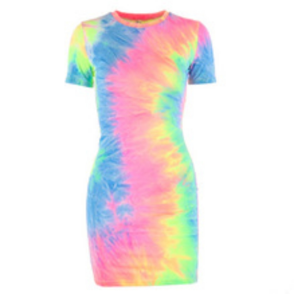 Tie Dye T-shirt Dress